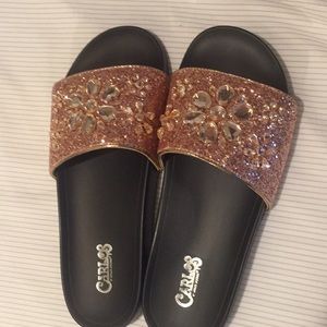 Carlos Santana slides/sandals